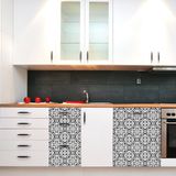 Ambiance Sticker MURILLO Muursticker, tegels, zelfklevend, keuken, badkamer, 30 tegelstickers, 20 x 20 cm