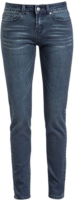 R.E.D. by EMP R.E.D. Rock-Engineered Design Blauwe jeans met wassing - Dames - W40L34
