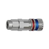 Riegler Veiligheidskoppeling NW 7,6, »stream line«, verzinkt staal/messing, voor slang 12 x 8, werkdruk max. 16 bar.