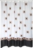 MSV Squares Douchegordijn Anti-Schimmel – Waterdicht Douchegordijn van Polyester met Antibacteriële Behandeling – 180 x 200 cm