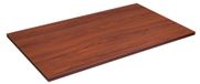 KIMEX Bureaublad – 150 x 75 cm – vierkante randen – walnoot – 150-0017