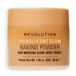 Revolution Translucent Glow Loose Baking Powder, Losse Fixeerpoeder met Glans voor een Stralende Teint, Zonder Cakey Effect, Medium to Dark, 30g