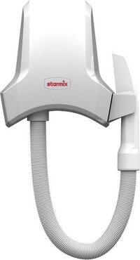 Starmix haardroger AirStar TB-C1, wit, met slang en handvat