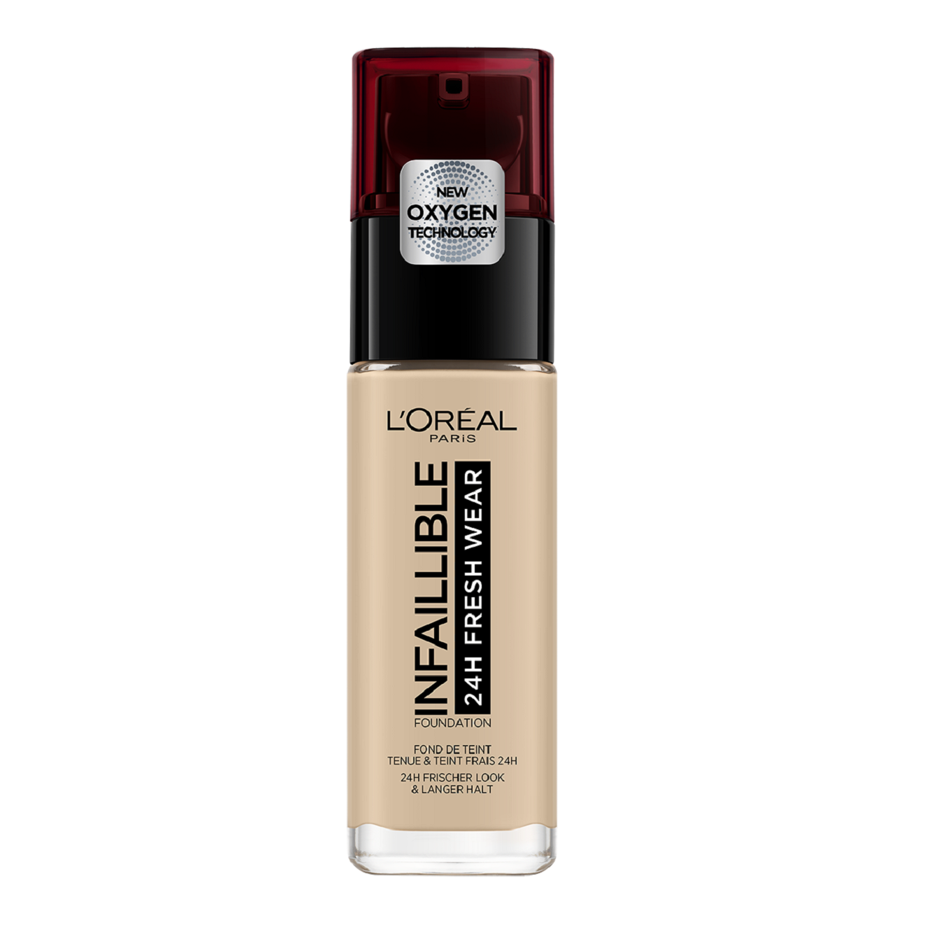 L'Oréal Infallible 24HR Fresh Wear Foundation - 130 True Beige - Langhoudende Foundation met SPF 25 - 30 ml