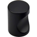 Bouton de meuble en aluminium noir 20 mm