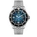 Ice Watch ICE steel - Ocean blue silver - Polshorloge - Mannen - Staal - Zilverkleurig - Blauw - Ø 41 mm