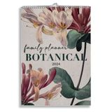 Familieplanner BOTANICAL 2024, wandkalender met 5 kolommen, gezinsorganisatie, meerkleurig