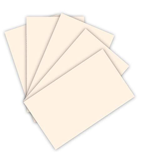 Folia 614/50 43 Fotokarton DIN A4, 300 g/m², 50 vel, lichtbeige voor het knutselen en creatief vormgeven van kaarten, vensterfoto's en voor scrapbooking