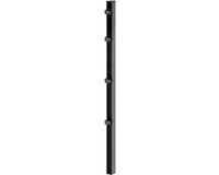 Alberts 689384 Hekpalen met klembeugel en toebehoren, zwart, lengte 1500 mm, 60 x 40 mm