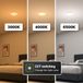 HOFTRONIC™ LED Plafondlamp rond - CCT Lichtkleur instelbaar (3000K, 4000K & 6500K) - 18W 1820 lumen (101lm/w) - Ø31 cm - IP20 stofdicht