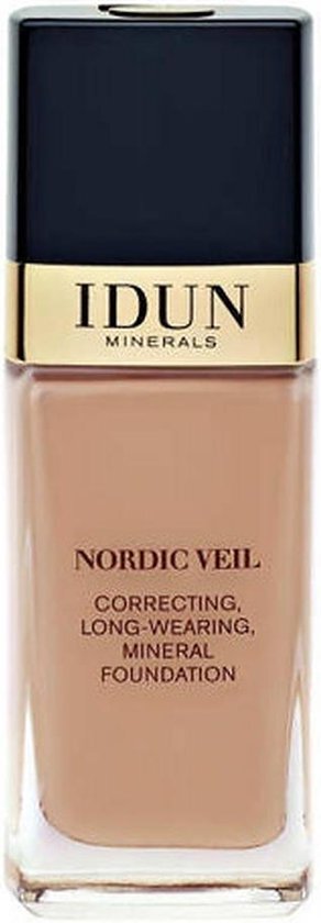 Idun Minerals Foundation - Vloeibare Foundation Ylva - Medium Donker Neutraal