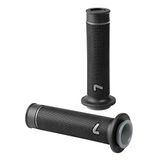 Lampa 90579 Sport-Grip, universele stuurgrepen voor motorstuur, 2 stuks, rechts en links, van rubber, grijs