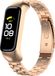 Strap-it Samsung Galaxy Fit 2 bracelet en acier inoxydable - or rosé
