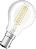 OSRAM LED STAR KLASSISK P40 LED LAMP til B15D-base, drop-form, filamentudseende, 470 lumen, varm hvid (2700k), udskiftning til konventionelle 40W pærer, ikke dæmpbar, 1-pakke
