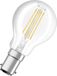 OSRAM LED STAR KLASSISK P40 LED LAMP til B15D-base, drop-form, filamentudseende, 470 lumen, varm hvid (2700k), udskiftning til konventionelle 40W pærer, ikke dæmpbar, 1-pakke