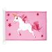 AZ FLAG Bootvlag Roze eenhoorn 45x30 cm