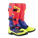 Alpinestars Tech 3 Felrood Donkerblauw Geel Fluo Maat US 6