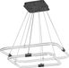 LEDVANCE Decor Tetragon, 2-lichts hanglamp van gebogen polycarbonaat met LED en filamentontwerp, 23 W, 2500 lm, 3000 K, 830 warm wit, click dimbaar, donkergrijs, kunststof (PC), IP20