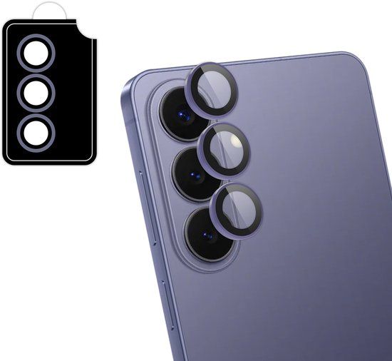 imoshion Camera Lens Protector - Geschikt voor Samsung Galaxy S26 / S26 Plus - 2 Pack - Cobalt Violet