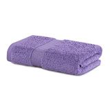 DecoKing Handdoek 50x100 cm katoen kwaliteit 525g/m² paars absorberend Marina