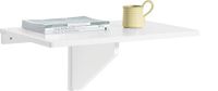 SoBuy FWT03-W Bar Tafel - Witte Opvouwbare Wandtafel voor Keuken