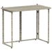vidaXL Table de jardin pliable 90x51x75 cm poly rotin gris clair