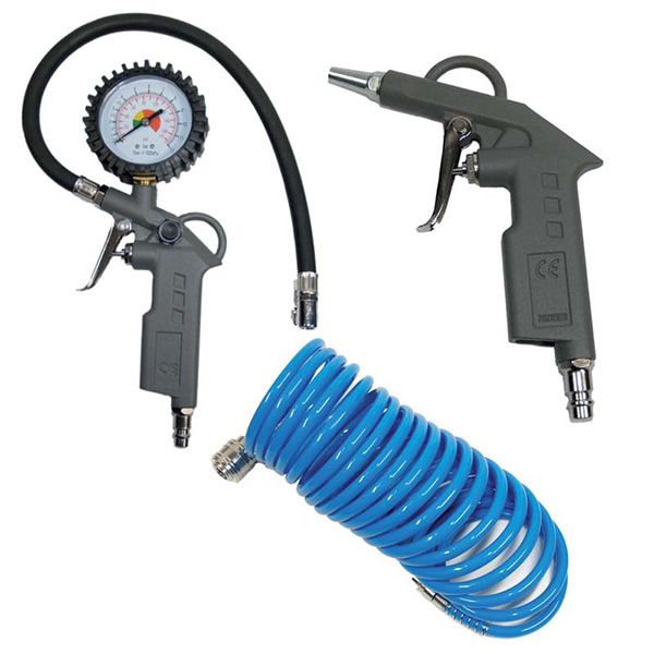 AeroTEC Air Compressor Accessory Kit - Includes Hose & Air Gun