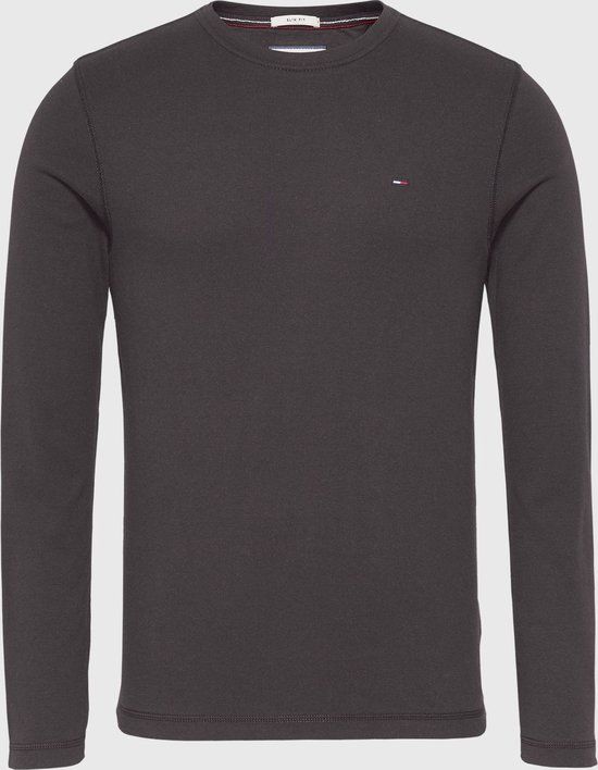 Tommy Jeans Longsleeve T-shirt Original Rib Black - Men - Size S