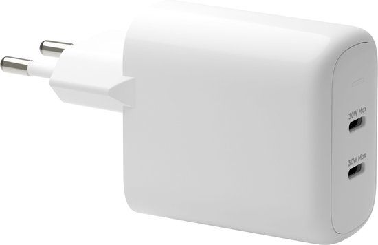 dbramante1928 re-charge | Wall Charger - 2x USB-C 30 Watt - Wit