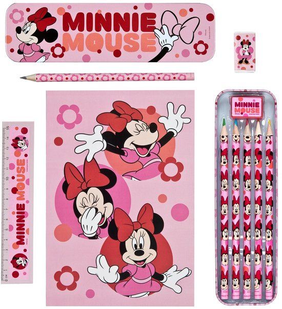 Minnie Mouse Schrijfwaren Set