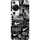Huawei P60 Pro Nike Air Logo Graffiti Noir et Blanc Maniacase