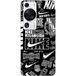 Huawei P60 Pro Nike Air Logo Graffiti Noir et Blanc Maniacase
