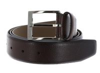 BOSS Leren riem Elloy Sz35 Belt W95 Open Brown bruine