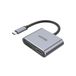 UNITEK D1049A USB 2.0 Type-C Laptop Dock & Poortreplicator Zilver