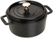 Staub Cocotte Braadpan - 18cm - Zwart - Gietijzer - 1.7L