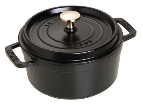 Staub Cocotte Braadpan - 18cm - Zwart - Gietijzer - 1.7L