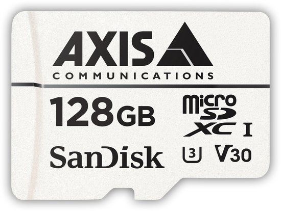 AXIS Surveillance - 128 GB microSDXC Kaart met SD Adapter