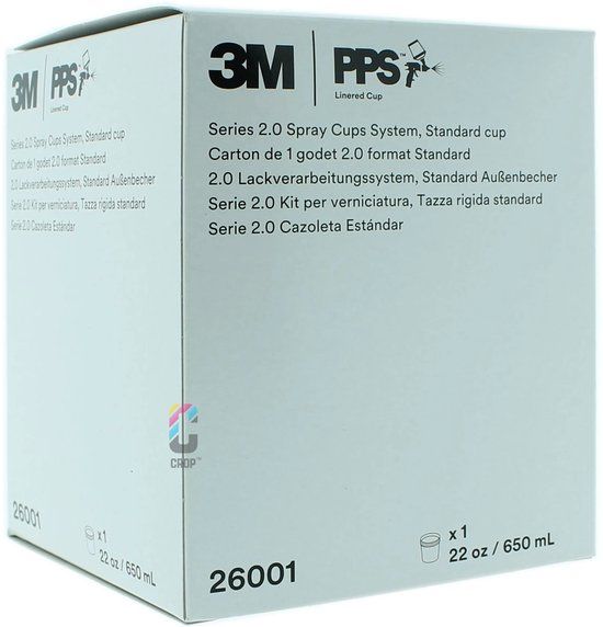 3M 26001 PPS 2.0 Buitenbeker Standaard 650ml
