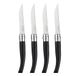 Opinel Table Chic messenset van ebbenhout, hout/zwart, 4 messen, 10 cm lemmet