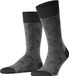 Burlington Paisley gedessineerd katoen sokken heren zwart - maat 40-46