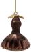 Vondels Robe marron 9cm en verre, couleur marron 1 pièce