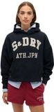 Superdry Athletic Essentials hoodie met applicatie en losse pasvorm - Dames - Hoodies