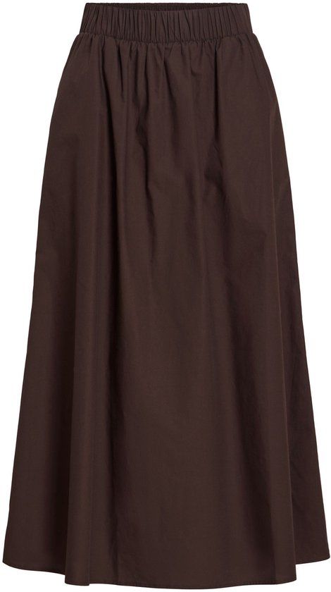 VILA Maxi rok VISOPHIE high-waist Coffee Bean