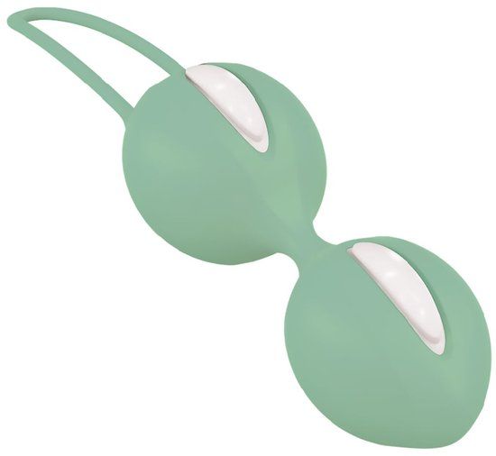 FUN FACTORY Smartballs Duo Kegel Balls White/pistachio
