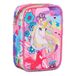 SJ Gang Speed Pad schooltas, roze, Unibraid, mono-pennenhouder met afneembare planken en pennen, potloden, kleuren, rugaccessoires, elementair, medium, meisjes, roze, Taglia, Roze, Modern