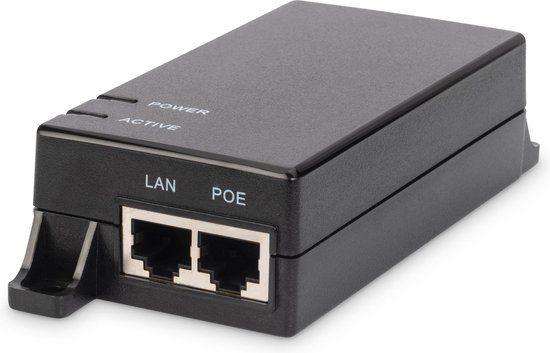 Digitus DN-95102-1 PoE Injector - 10/100/1000 Mbps - IEEE 802.3af