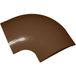 Cable Equipements Hoek 90° voor vloer kabel doorvoer - PVC bruin PG12