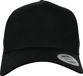 Flexfit 5-Panel Curved Classic Snapback Pet Zwart