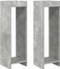 vidaXL Plantenstandaard 2 st betongrijs 30 x 30 x 100 cm bewerkt hout
