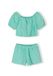 Minoti kleding set meisjes - broderie crop top en short